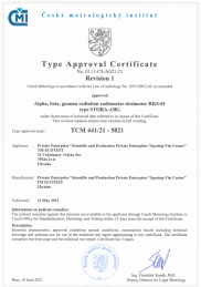 Type approval certificate of STORA-ABG compliance with the EN 60325 standard
