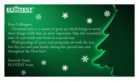 Merry Christmas and Best Wishes for a Happy New Year!