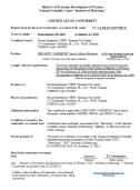 Certificates