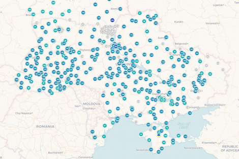 Learn about radiation level in Ukraine in real time